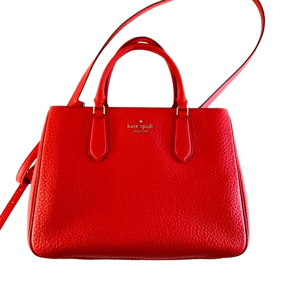 kate spade Handbags - Kate Spade New York Leather Satchel "Stoplight" Large w/Shoulder Strap
